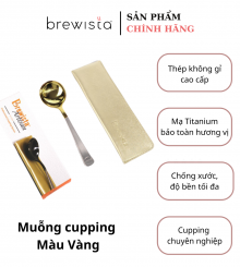 Muỗng thử nếm cà phê - Màu vàng đồng