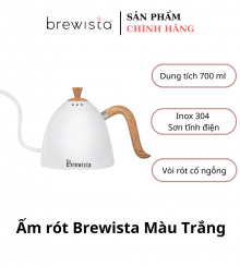Ấm rót cà phê pour over Brewista 700ml - Trắng