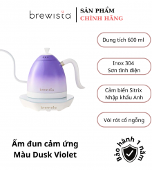 Dusk Violet - Ấm đun điện Brewista 600ml vòi cổ ngỗng Gen 3 Pro 1500W