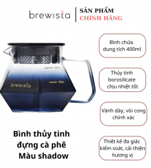 Bình chứa cà phê Server Brewista X-series 400ml - Shadow