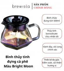 Bình chứa cà phê Server Brewista X Series 500ml - Màu Bright Moon