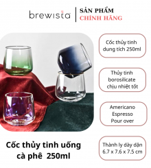Cốc thủy tinh 250 ml Brewista