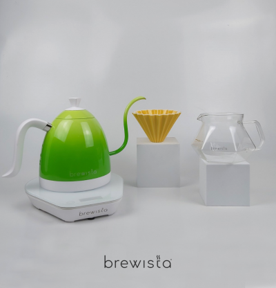 Ấm đun cảm ứng chuyên dụng rót cà phê Kettle 600ml - Candy xanh (Chính hãng Brewista)