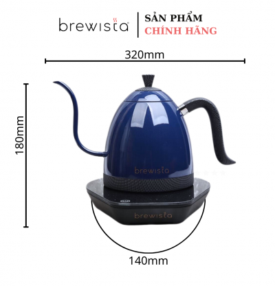 Ấm đun cảm ứng chuyên dụng rót cà phê Kettle 600ml - Blue Sky (Chính hãng Brewista)