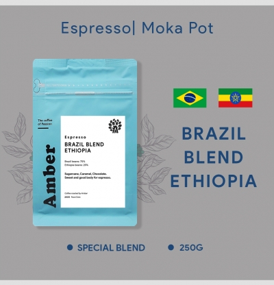Espresso Brazil blend Ethiopia - túi 250gr