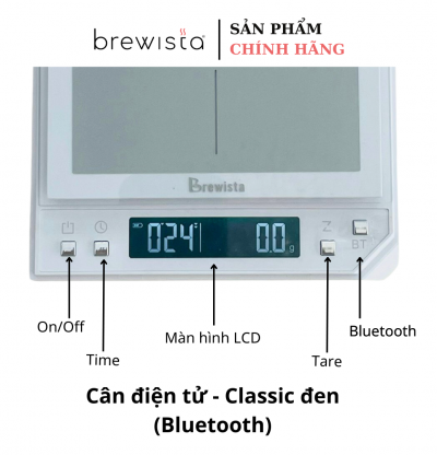 Cân điện tử Brewista X Series scales -- Classic white ( Bluetooth )