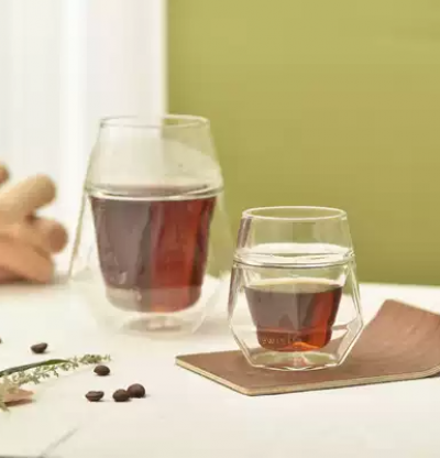 Ly thủy tinh 2 lớp Brewista Double Wall Glass Aroma & Taste cup 120ml - 2 chiếc