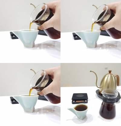 Tách cà phê bằng sứ Brewista – hình lá